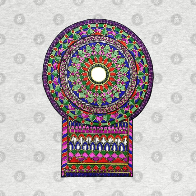 Church Plan Mandala by designsbygulmohar